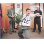 The Office Ricky Gervais signed 10 x 8 photo. Good Condition. All autographs are genuine hand signed