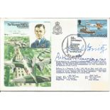 Admiral Karl Donitz and Arthur Harris signed Viscount Portal RAF flown cover. Head of Uboat and