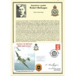 Squadron Leader R McGugan 141 Sqdn Battle of Britain 1940 signed Battle of Britain 50th