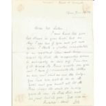 Margaret, Lady Brooke, Ranee of Sarawak 1919 handwritten letter. She was queen consort of the second