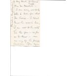 David Bispham handwritten 4 page letter with amusing content about a rumour he was about to be