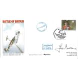 Flight Lieutenant Frederick William Pawsey DFC Spitfire Pilot signed Battle of Britain commemorative