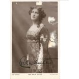 Evelyn Millard actress signed 6 x 4 black and white photo with biography. English Shakespearean