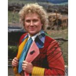 Colin Baker Dr. Who hand signed 10 x 8 inch photo. This beautiful hand signed photo depicts Colin