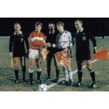 Football Autographed PAUL HEGARTY photo, a superb image depicting the Dundee United captain posing