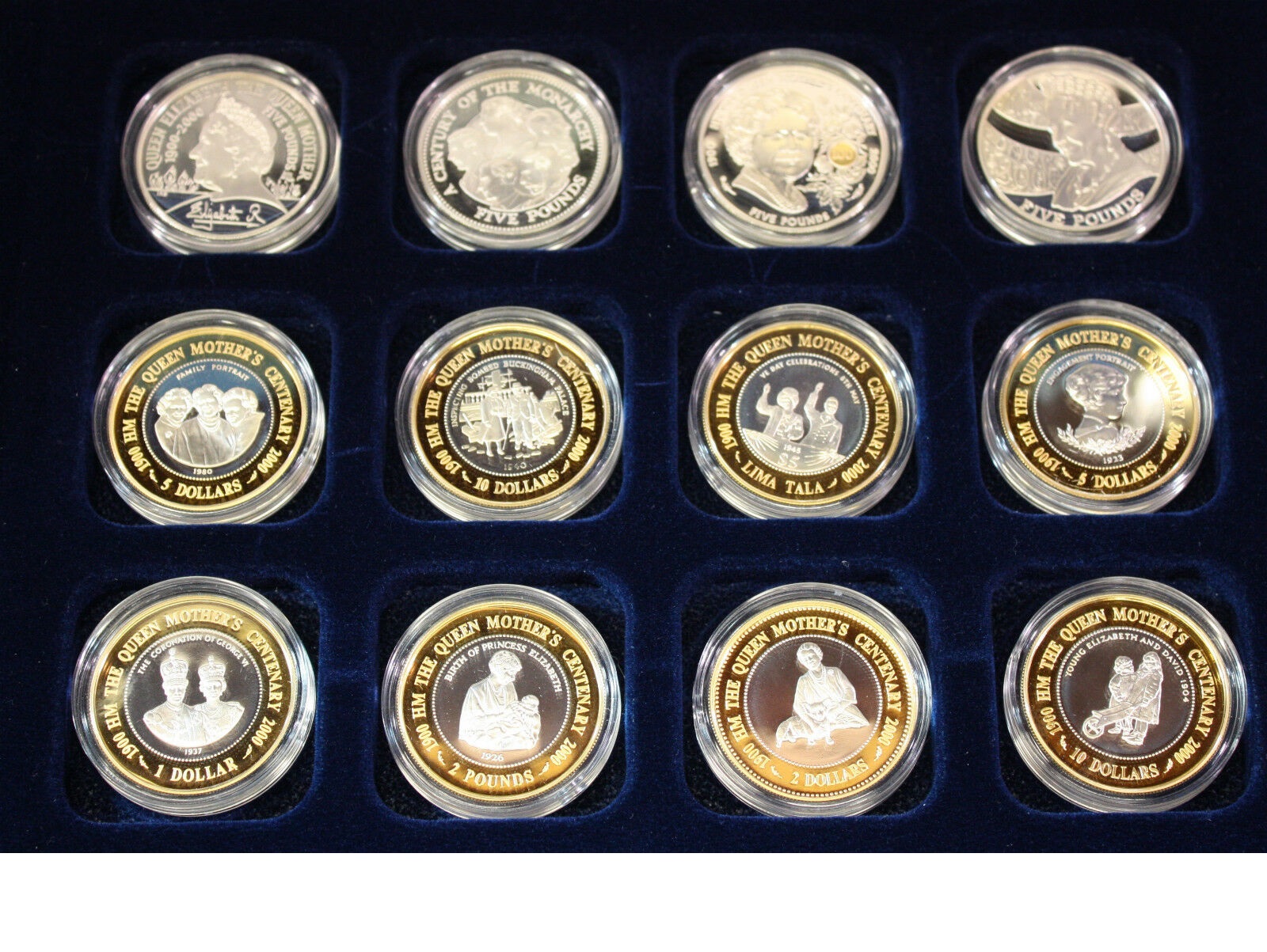 The Queen Mother 2001 Memorial Collection of 12 Silver Proof Coins Royal Mint. The Set contains 12 - Image 2 of 6