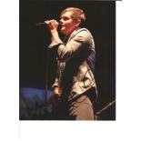 Tom Chaplin Keane Singer Signed 8x10 music Photo. Good Condition. All autographs are genuine hand
