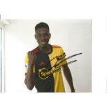 Ismaila Sarr Signed Watford 8x10 Photo. Good Condition. All autographs are genuine hand signed and