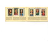 Cigarette card collection album issued by John Player and sons in 1935. Covers The Kings and