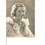 Betty Stockfield signed 10 x 8 inch sepia photo. 15 January 1905 - 27 January 1966 was an Australian