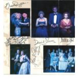 Multi signed Follies brochure. Signed on inside pages. Good Condition. All autographs are genuine