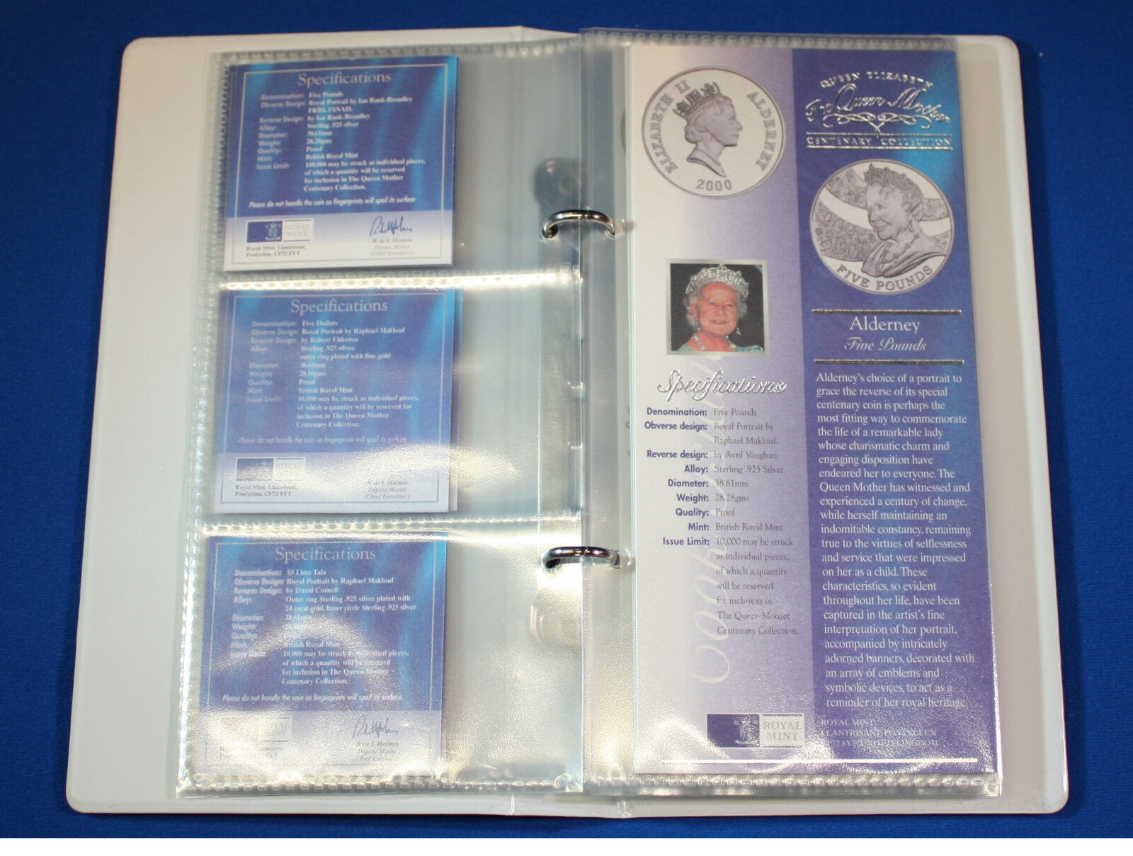 The Queen Mother 2001 Memorial Collection of 12 Silver Proof Coins Royal Mint. The Set contains 12 - Image 5 of 6