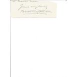 Kitchener irregular cut signature piece. Good Condition. All autographs are genuine hand signed