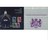 GB souvenir stamp packs. Includes 6 packs, including 25th anniv of the Coronation, Silver