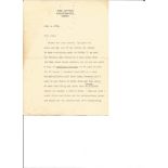 Malcolm Muggeridge two typed signed letters TLS 1955 on Punch letterhead regarding the manuscript of