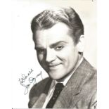 James Cagney signed 10 x 8 inch black and white photo. July 17, 1899 - March 30, 1986 was an