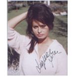 Sophia Loren signed 10 x 8 photo. Sofia Villani Scicolone Dame Grand Cross OMRI, known