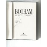 Ian Botham signed Botham - my autobiography hardback book. Signed on inside title page. Good