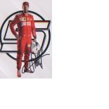 Sebastian Vettel signed motor racing postcard sized picture. Good Condition. All autographs are