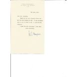 W Somerset Maugham TLS dated 6/7/1955. Good Condition. All autographs are genuine hand signed and