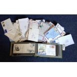 Worldwide Airmail and cover collection, loose and small album of GB covers and FDCS, a few hundred