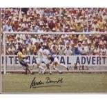 Gordon Banks signed 10 x 8 photo. making his famous World Cup save in 1970. Good Condition. All