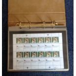 Europa Mint Stamp block collection in logoed album. 25 full miniature sheets, including United