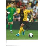 Andre Gray Signed Watford 8x10 Football Photo. Good Condition. All autographs are genuine hand