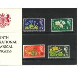 GB 1964 presentation pack for 10th International Botanic congress. Catalogue value £160. Good