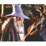 Ian McKellen signed 10x8 colour photo as Gandalf in The Lord of the Rings. Good Condition. All