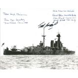 WW2 HMS Hood Ted Briggs, Peter Heys, Jean Heys, Dick Turner, Keith Evans, Derek Collins, Ken Clark