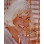 Doris Day signed 8x10 colour photo. American actress, singer, and animal welfare activist. Day