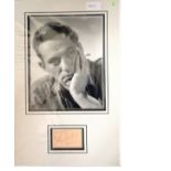 Peter Finch genuine authentic signed autograph photo display. A 10" x 8" photo in a double 3D