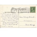 1910 G White taking Mr MacDonald for a flight vintage postcard, Historical interest in senders