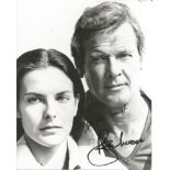 Roger Moore James Bond signed 10x8 photo. Sir Roger George Moore KBE (14 October 1927 - 23 May 2017)