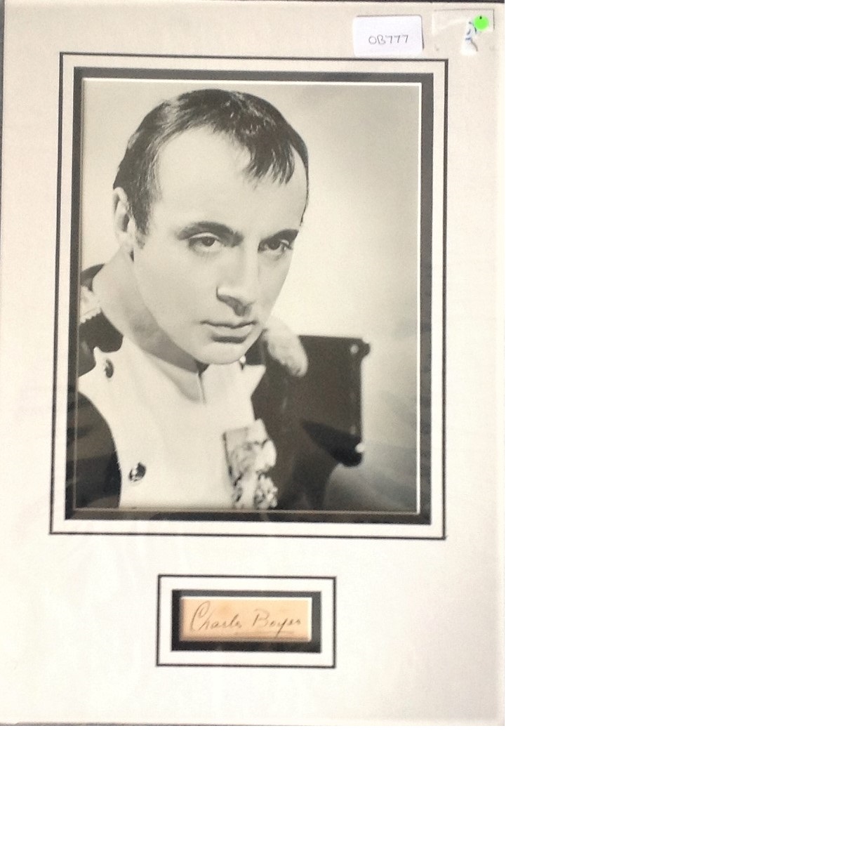 Charles Boyer genuine authentic autograph signature and photo. A 20cm x 25cm photograph of Charles