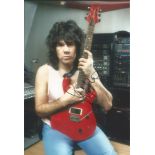 Gary Moore signed 8x12 colour photo. Robert William Gary Moore (4 April 1952 - 6 February 2011)