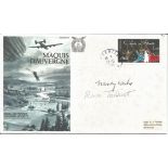 Nancy Wake and Henri Tardivat signed Maquis D'Auvergne RAF Escaping Society cover RAFES SC28. 1,40
