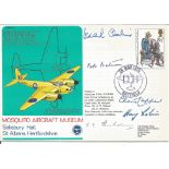 Mosquito Aircraft Museum signed RAF cover 35th Anniversary of the maiden flight of the prototype