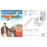 Captain Charles 'Chuck' Yeager and Robert S Johnson signed on Chuck Yeager's Test Pilots FDC RAF