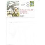 R J Falk AFC famous test pilot signed on his own cover RAF TP21. Good Condition. All signed pieces