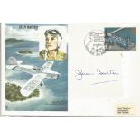 Jean Batten signed on her own Historic Aviators cover RAFM HA9. 12p GB stamp postmarked BFPS 1537