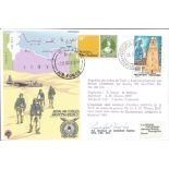 Royal Air Forces Escaping Society FDC signed by Air Marshal Sir Rochford Hughes- Wigram N Z Air