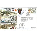 Operation Overlord The Armies 06/06/1944 FDC with insert, First Day Of Issue 06/06/1994 Douglas Isle