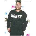 Shahid Khan Naughty Boy signed colour 8x10 photograph - British D.J, record producer songwriter