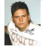 Scott Robinson from pop band Five, signed 8x10 colour photograph. Good Condition. All signed