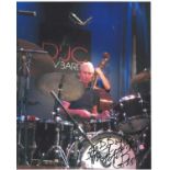 Rolling Stones Drummer Charlie Watts signed 10 x 8 colour dedicated photo. Charles Robert Watts (
