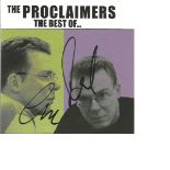 Charlie and Craig Reid 'The Proclaimers' signed CD Insert with the CD included. The Proclaimers, The