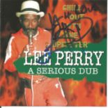 Lee Perry signed cd insert for A Serious Dub. CD included. Good Condition. All autographs are