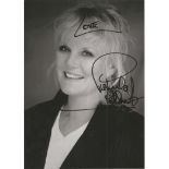 Petula Clark signed 7x5 black and white photo. British singer, actress and composer whose career